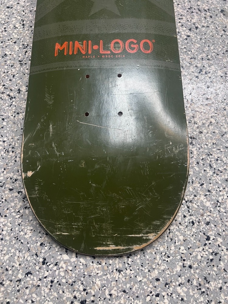 MINI LOGO Militant About Skateboarding Skate Board Deck