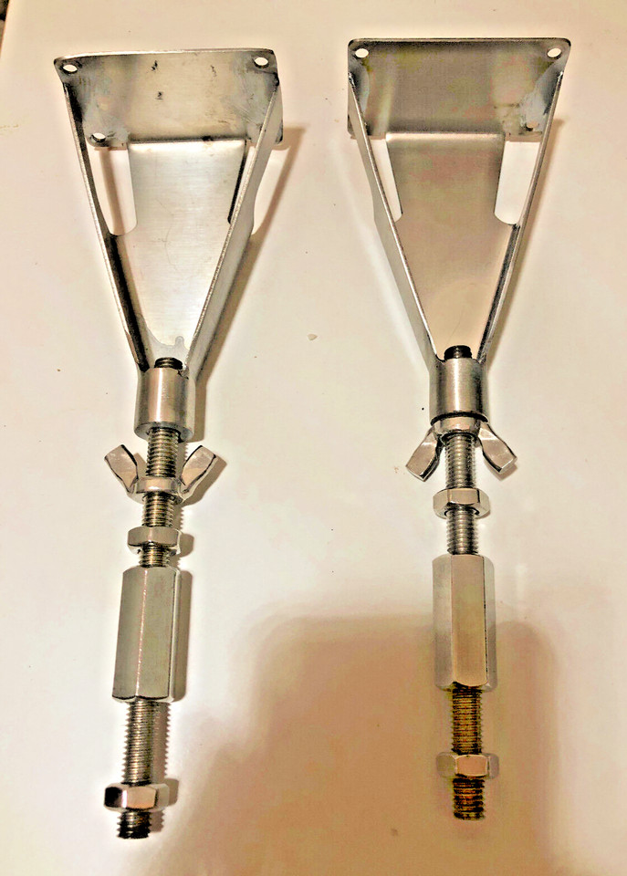 2pcs x Adjustable Height Center Support Legs For Bed Frame Bed Center Slat Heavy