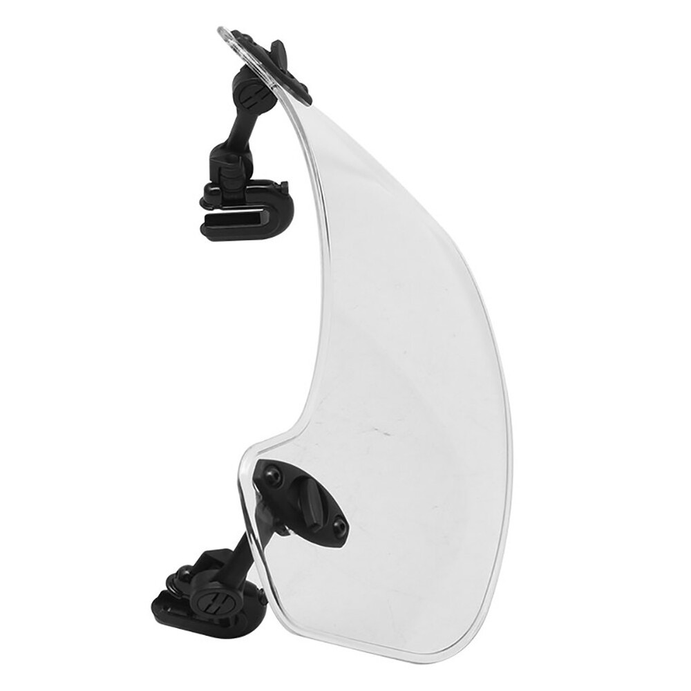Motorcycle Adjustable Clip-On Windshield Extension Spoiler Windscreen Deflector