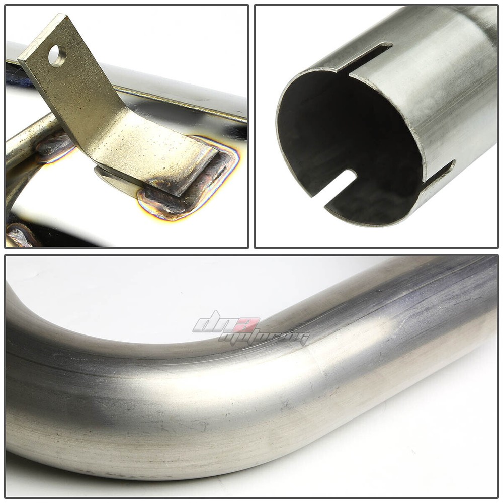 FOR 99-06 CHRYSLER PT CRUISER 2.4 4"ROLLED TIP STAINLESS EXHAUST CATBACK SYSTEM