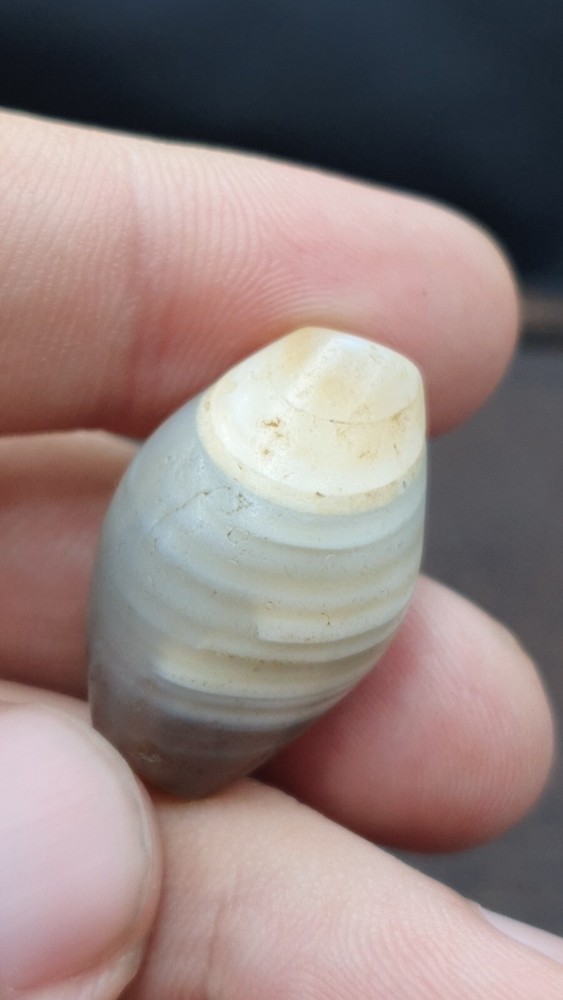Ancient Agate Suleimani Natural Eye pattern Agate Bead JNT-S3