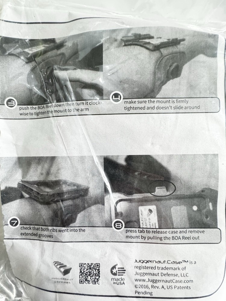 Juggernaut Case Tactical EUD Forearm Mount End User Device ATAC NSW CAG DEVGRU