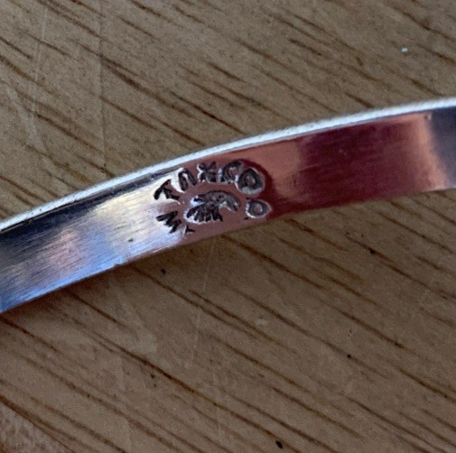 3 Plain Taxco Silver Braclettes