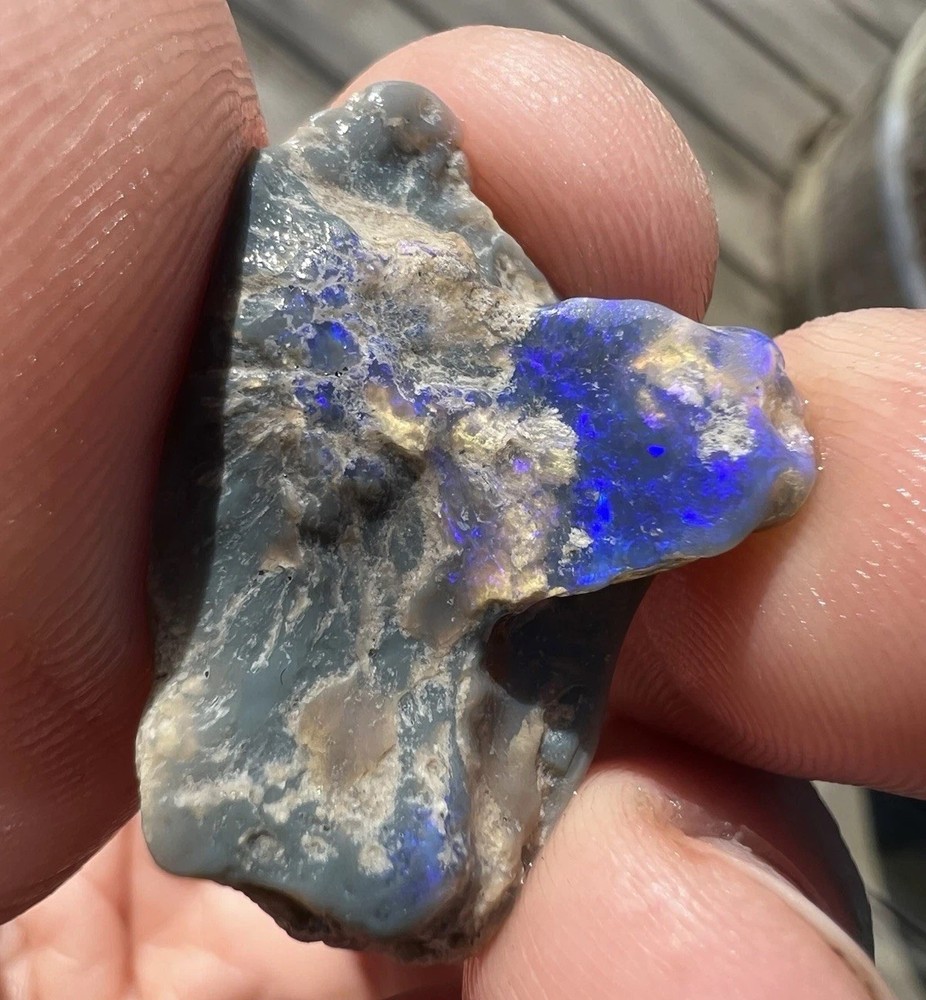 Lightning Ridge Opal, 17.30ct. Light Polish, AAA Cutting Rough, From Australia