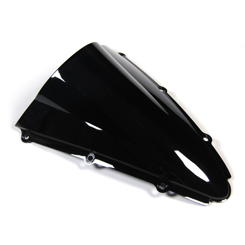 Motorcycle Black Windshield for Yamaha YZF R1 2000-2001 ABS Plastic Windscreen