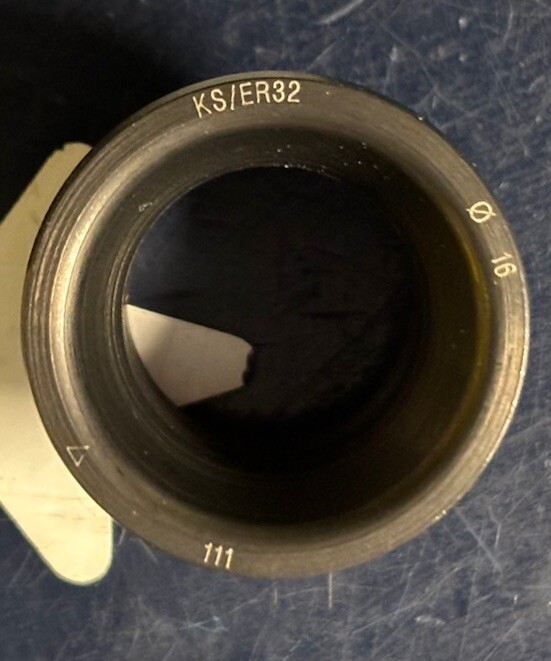 EMUGE KS/ER32-16.0 COOLANT FLUSH DISK M16 1 Piece