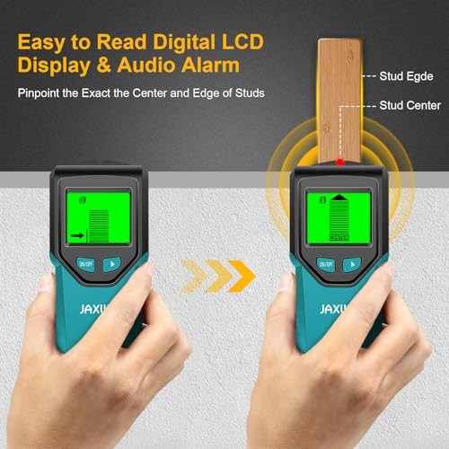 Stud Finder Wall Scanner - 5 in 1 Stud Finder Tool w/Microprocessor Chip cyan