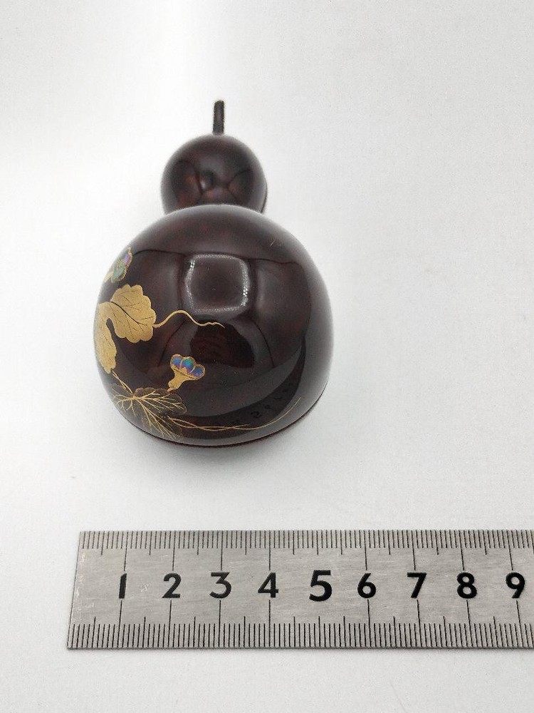 Incense holder evening glory dry lacquer Dojo Munehiro Yamanaka box lacquerware