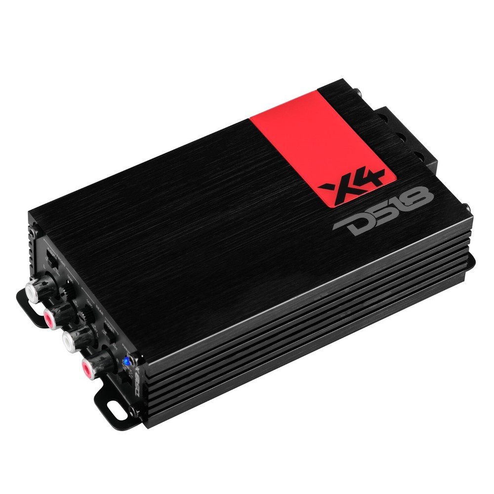 DS18 X4 Ultra Compact Class D 4-Channel Car Amplifier 1400 Watts Max