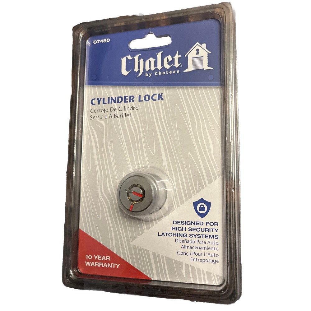 X10  Chalet Cylinder Lock  Designed For High Security Latching Systems New