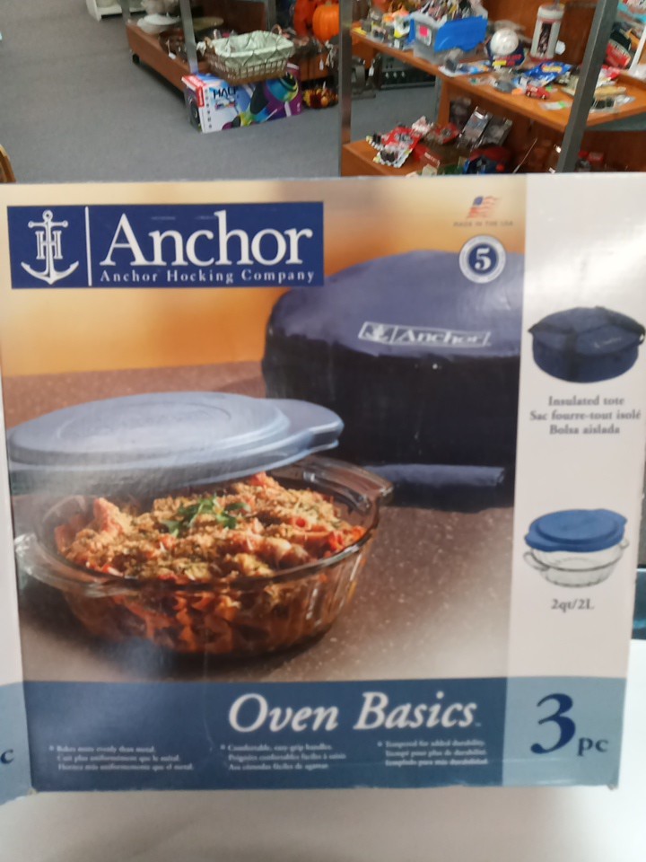 Anchor Hocking 3pc Oven Basics 2 Quart Baking Set