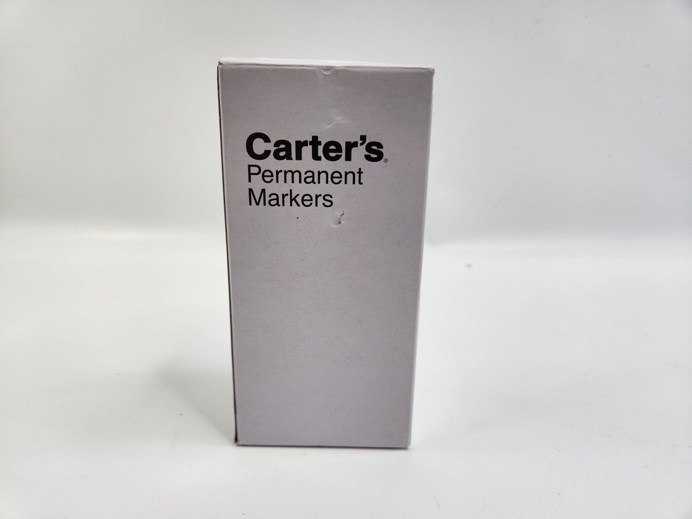 12 Pack Carter's Red Permanent Large Markers Chisel Tip Box Avery 27177