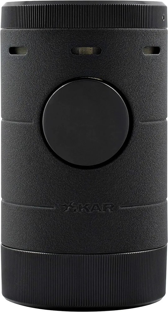 Xikar Volta Quad Flame Tabletop Lighter, High Performance, Black