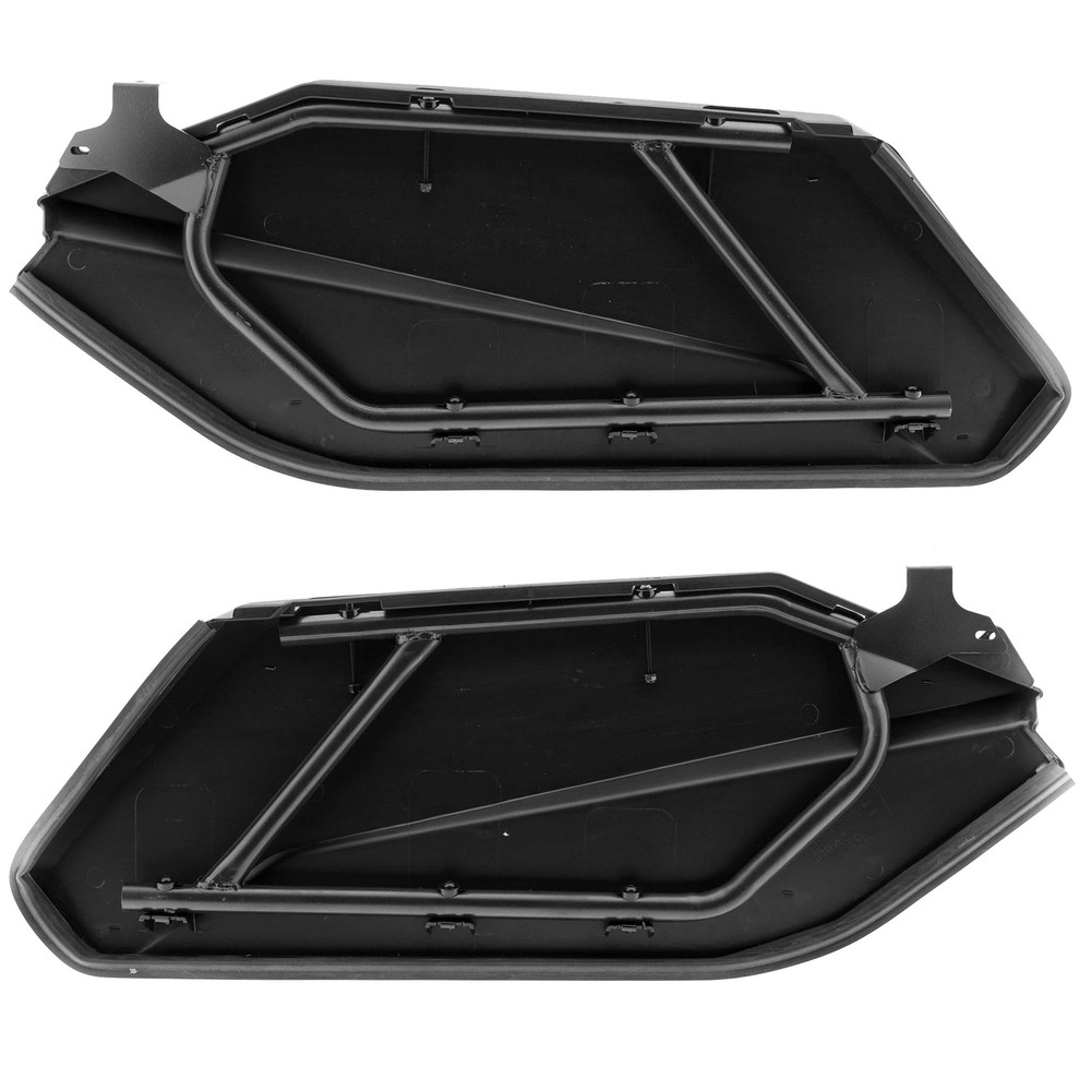 For Can Am Maverick X3 Max Rear Lower Door Panel Inserts w/ Metal Frame