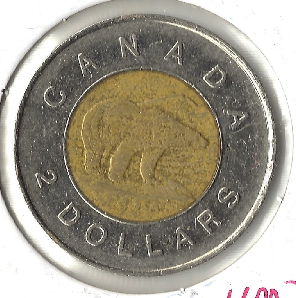Coin Canada 2 Dollars 1996 KM270, bimetallic