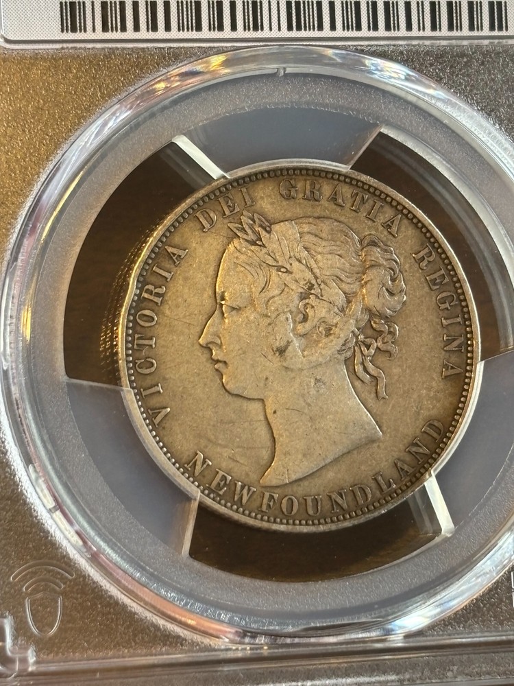 Newfoundland 50 Cent 1874 PCGS Graded VF30