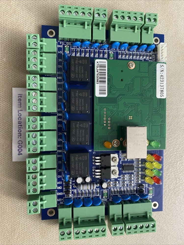 Security Network RFID Access Control Board Metal AC110V Power Box For 4 Door