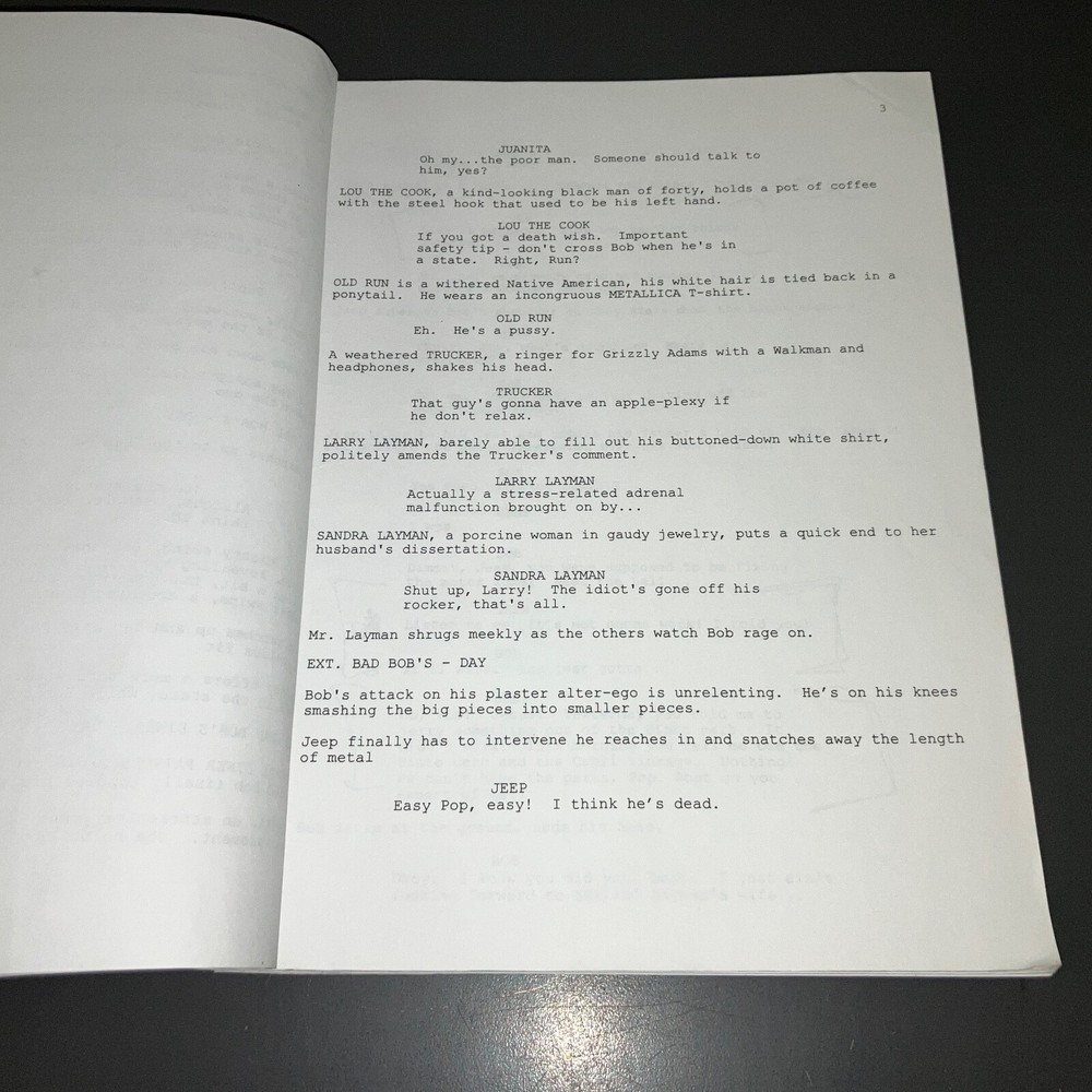KINGDOM COME (3/9/99) Peter Schink UNMADE? Screenplay + COA!