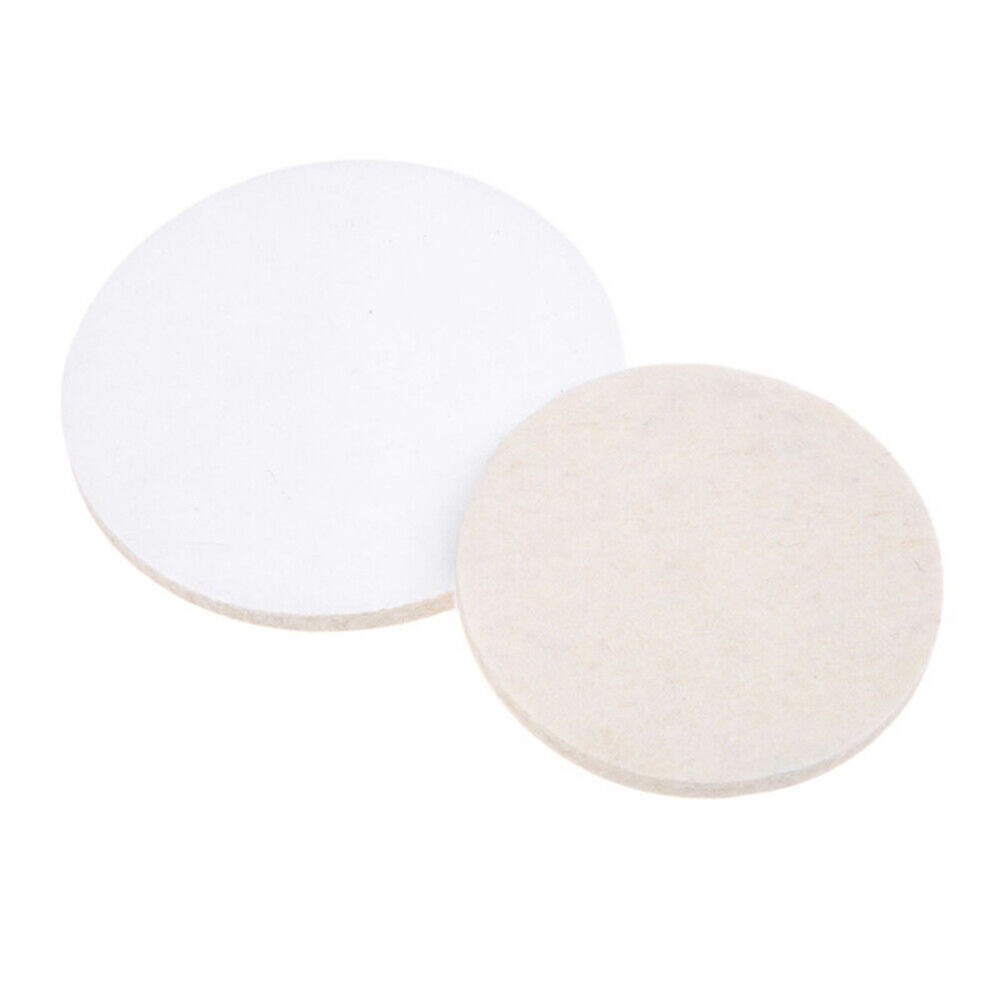 4'' 5'' Wool Buffing Polishing Wheel Disc Pad Hook and Loop for Buffer Polisher