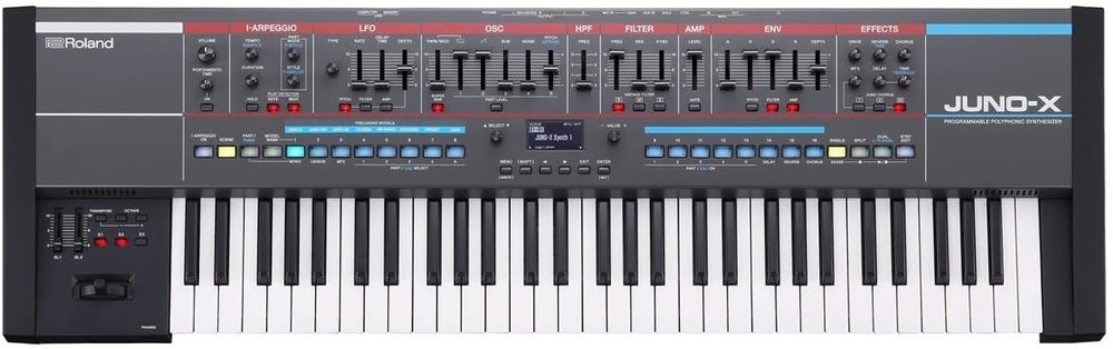 Roland Juno X Programmable Polyphonic 61 Key Keyboard Synthesizer with USB Port