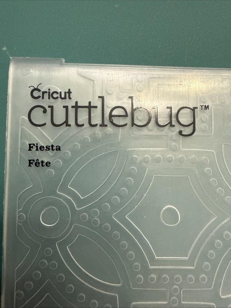 Retired Cricut Cuttlebug Fiesta Embossing Folder & Border Set HTF