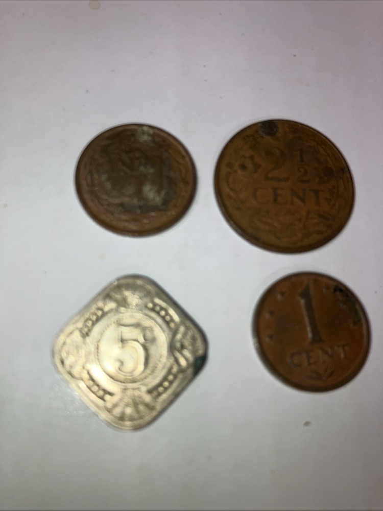 NETHERLANDS Antilles and ARUBA -- 20 different type coins