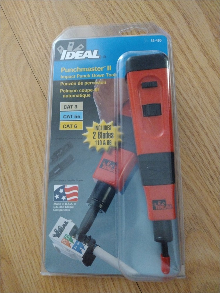 Ideal Punchmaster II Impact Punch Down Tool 35-485