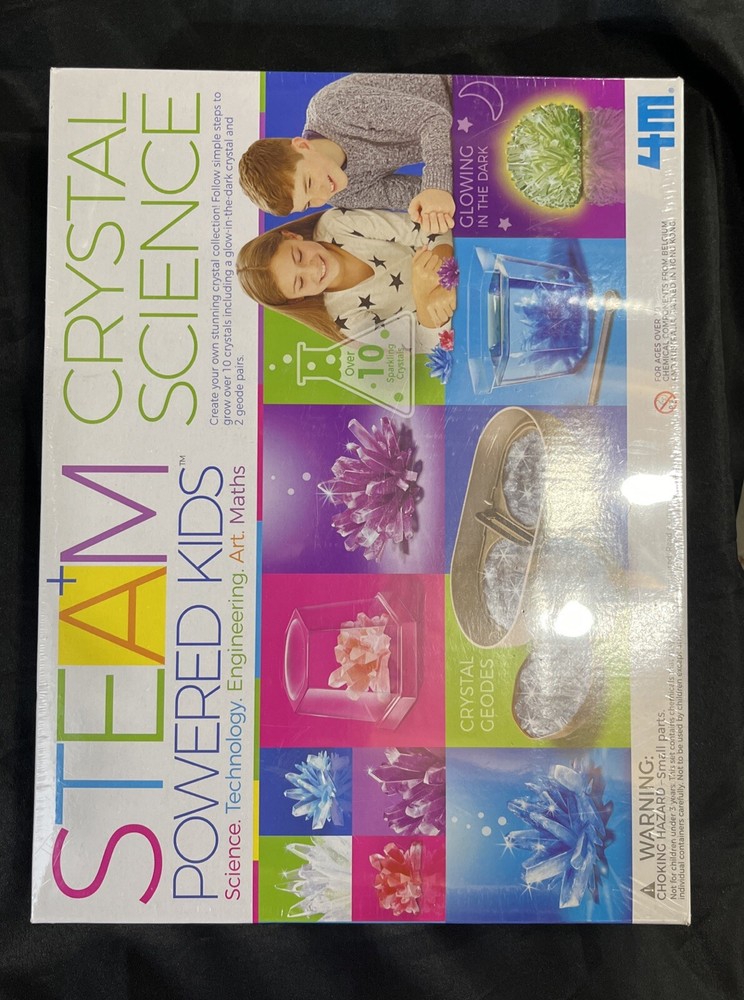4M Deluxe Crystal Growing Combo Steam Science Kit ~ New