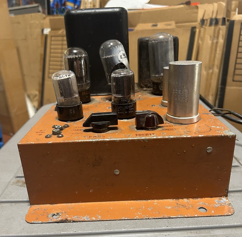 Rockola Model 1438 Original Amplifier - Untested