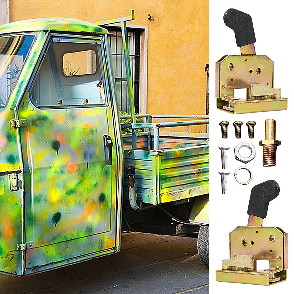 Universal Locking Door Handle Loader Door Lock Set for Tractor & Heavy Equipment