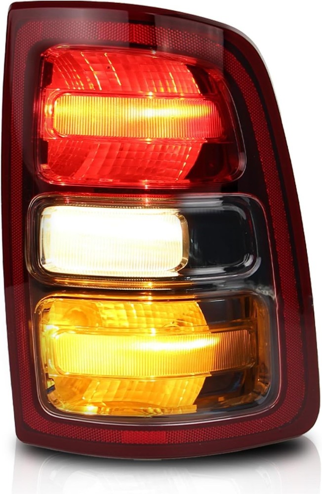 Right side Black Bezel Halogen Tail Lights Compatible With 2019-2024 RAM 2500