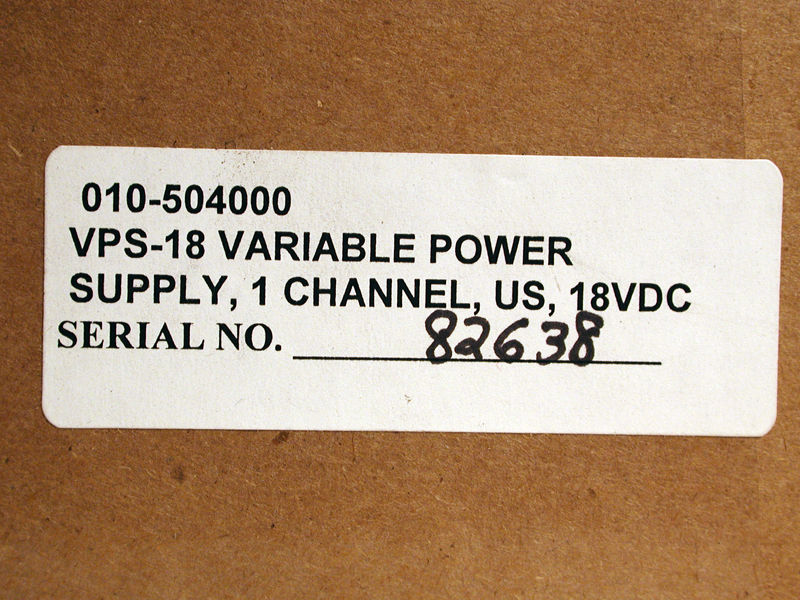 Nerlite VPS-II Variable Power Supply VPS-18 RVSI-NER