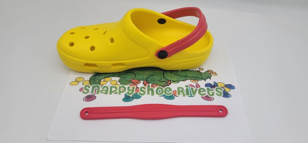 Snappy Red clog strap