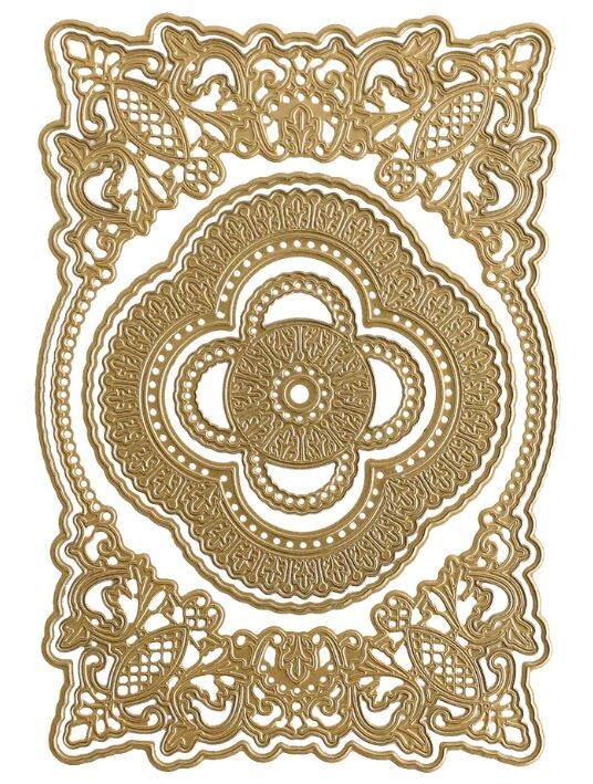 Anna Griffin Rococo Frame 3D Dies, 4 pcs, NEW, 800188 Medallion