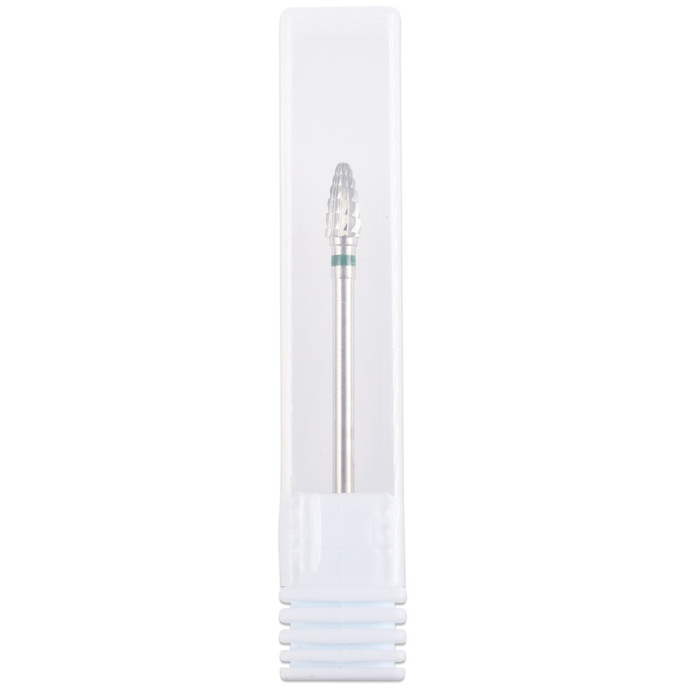 Professional Silver Mini Cone Safety Carbide Nail Drill Bit Coarse Grit