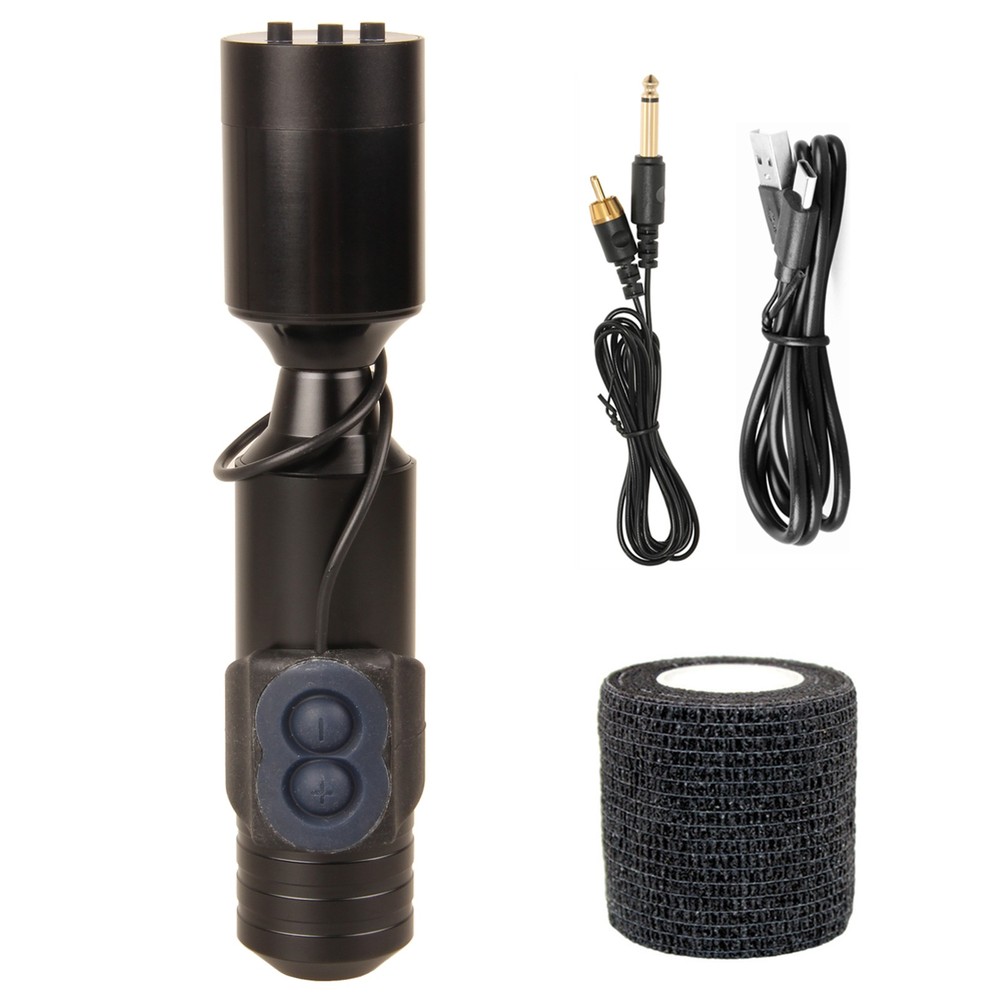 Tattoo Machine Pen Rechargeable Battery Strap Charging Cable Voltage Controller