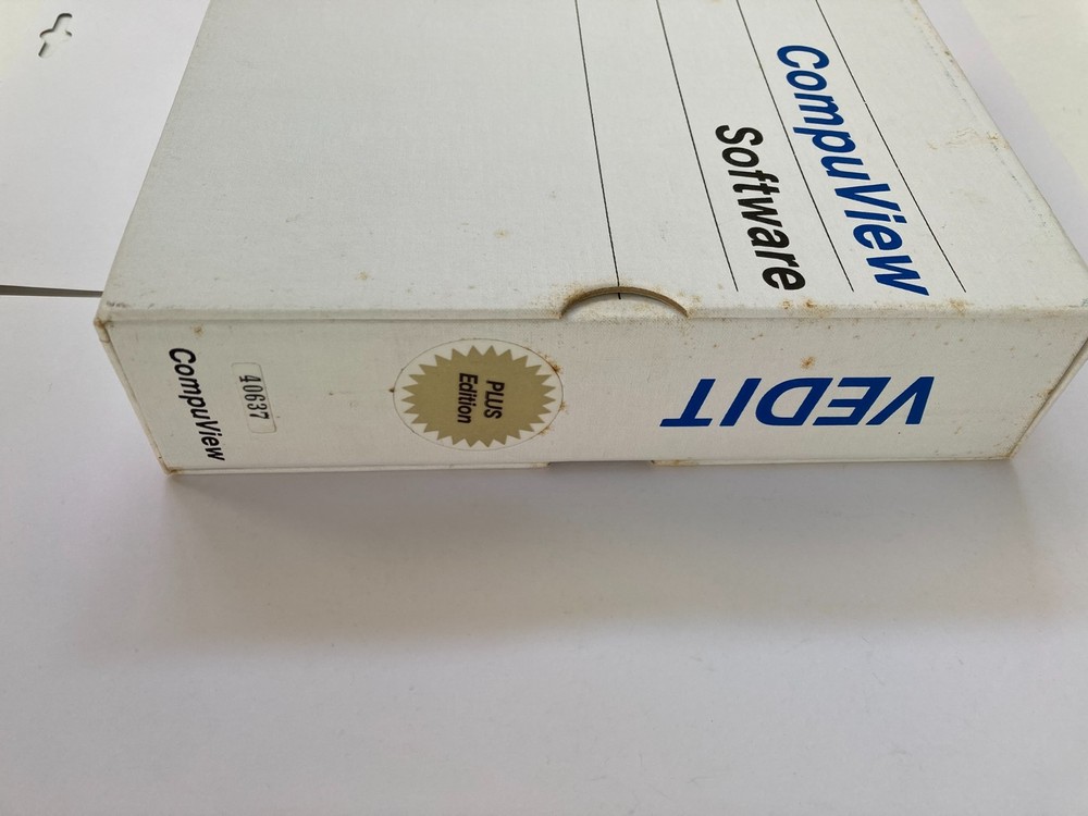 CompuView VEDIT PLUS - Boxed User/Programming/Reference Manual-V2.03/2.33 - 1986