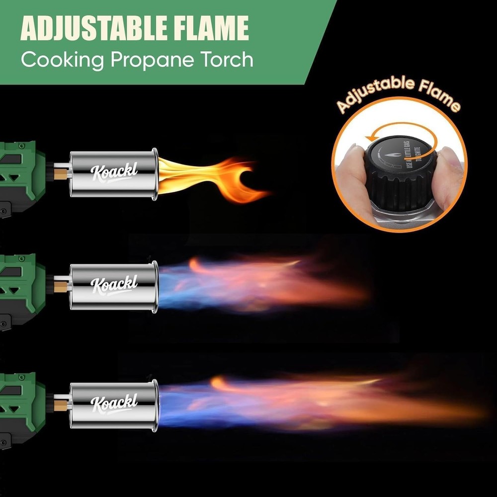Durable Adjustable Propane Torch - Perfect for Grillmasters & DIY Projects