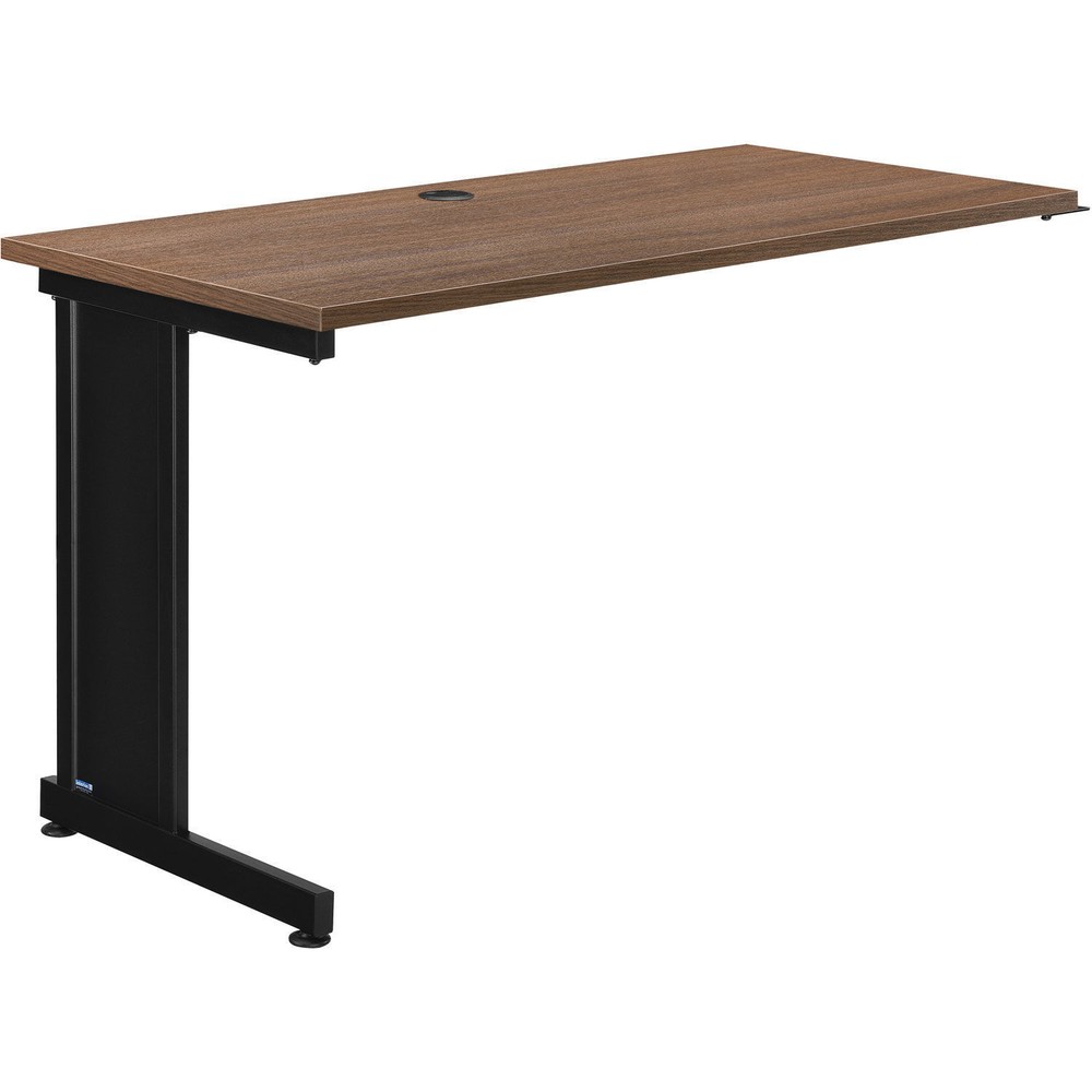 Global Industrial 48"W x 24"D Left Handed Return Table Walnut