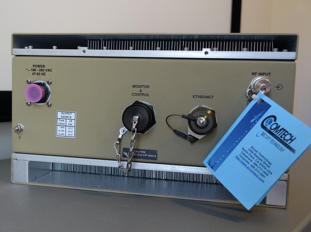 Comtech Xicom XTSLIN-200X – 200W X-Band GaN Solid State Power Amplifier (SSPA)