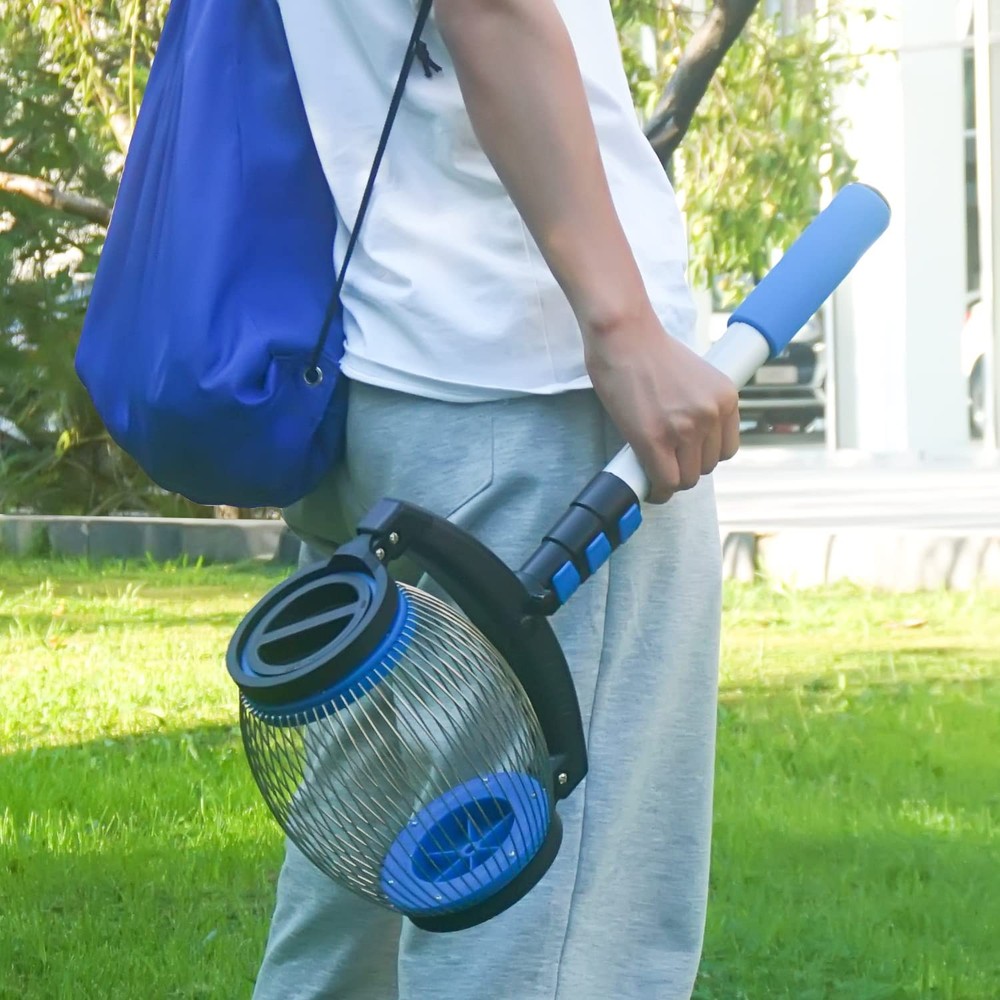 Zozen Nut Gatherer, Acorn Picker Upper, Pecan Objects 3/8'' to 1'', Blue