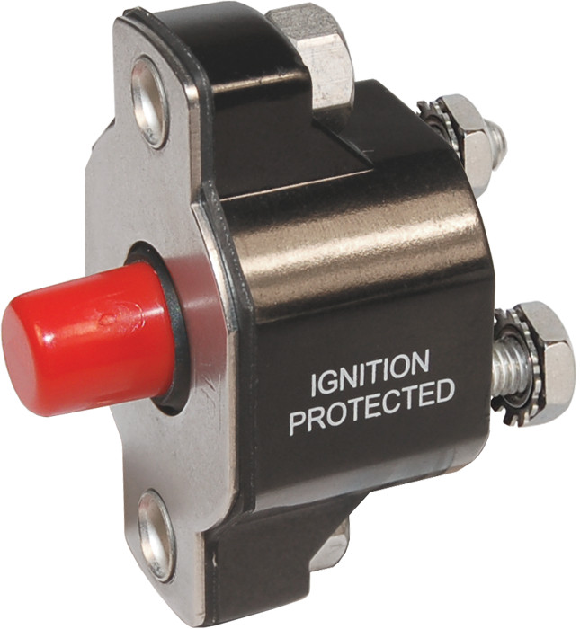 Blue Sea 2143-BSS 2143 Medium Duty Push Button Reset-Only 60A