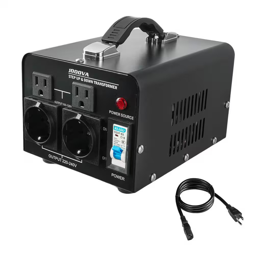 Voltage Converter Transformer 1000VA Heavy Duty Step Up/Down Power Transformer C