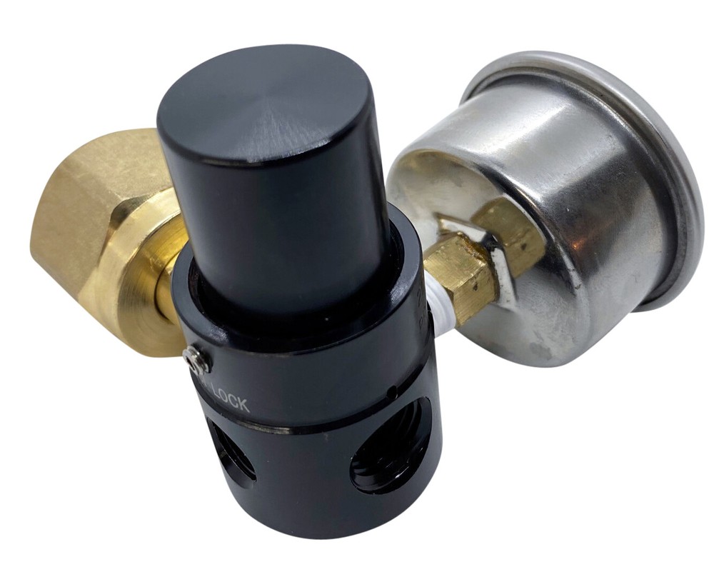 Co2 Air Shifter Compact Mini Aluminum Fixed Regulator 150 PSI