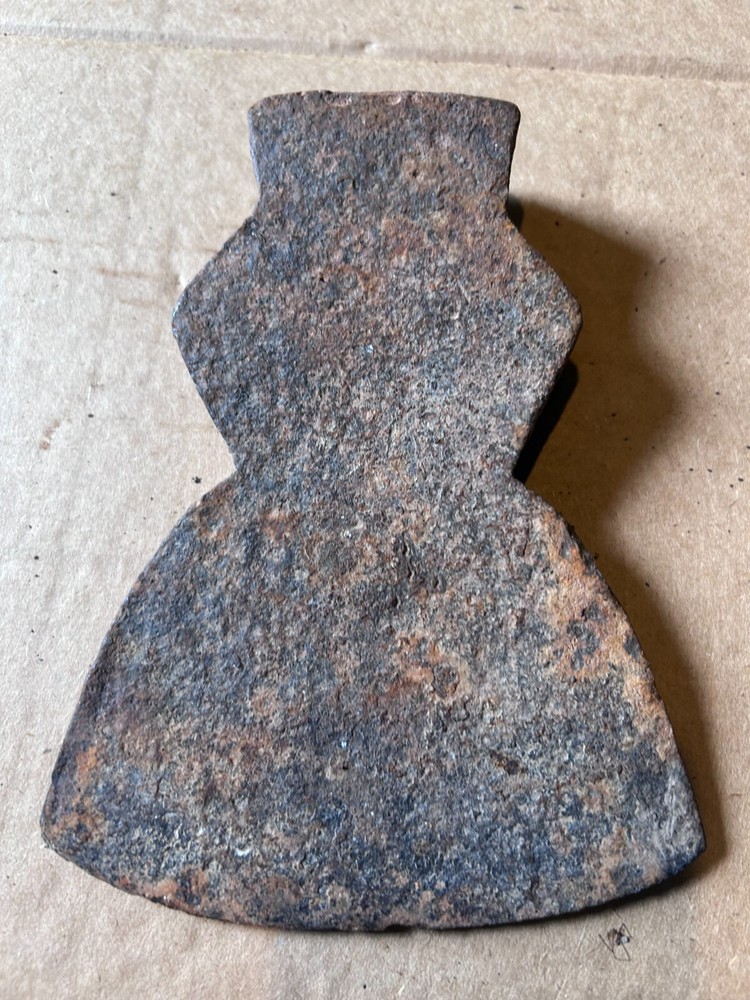 Vintage Hewing Board Axe Head Tool ONLY ?? GREAT FOR DECOR