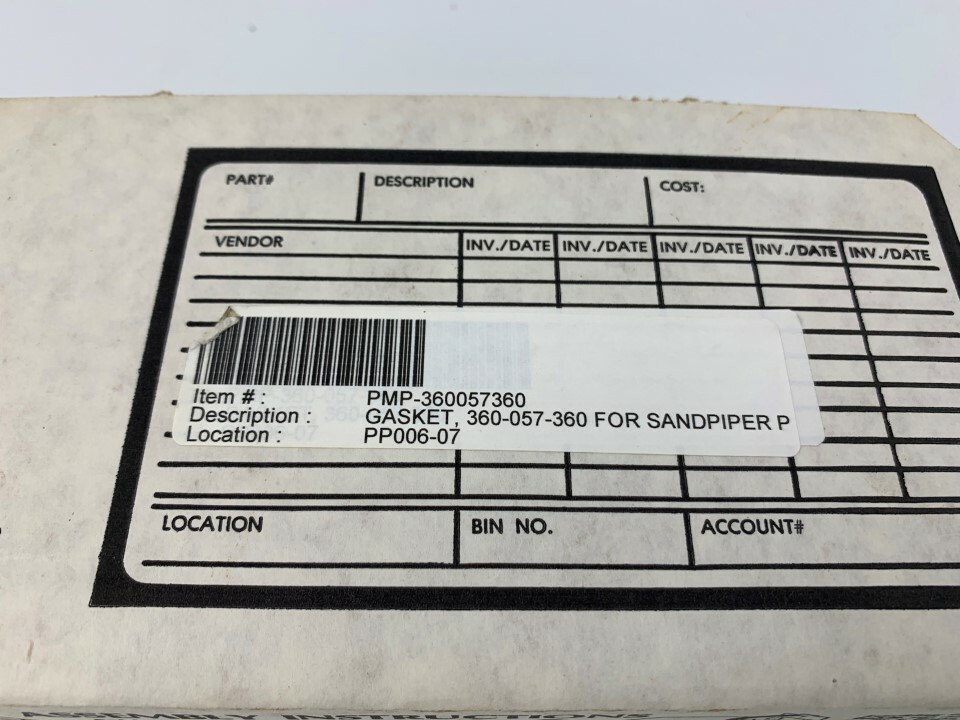 Sandpiper 360-057-360 Gasket