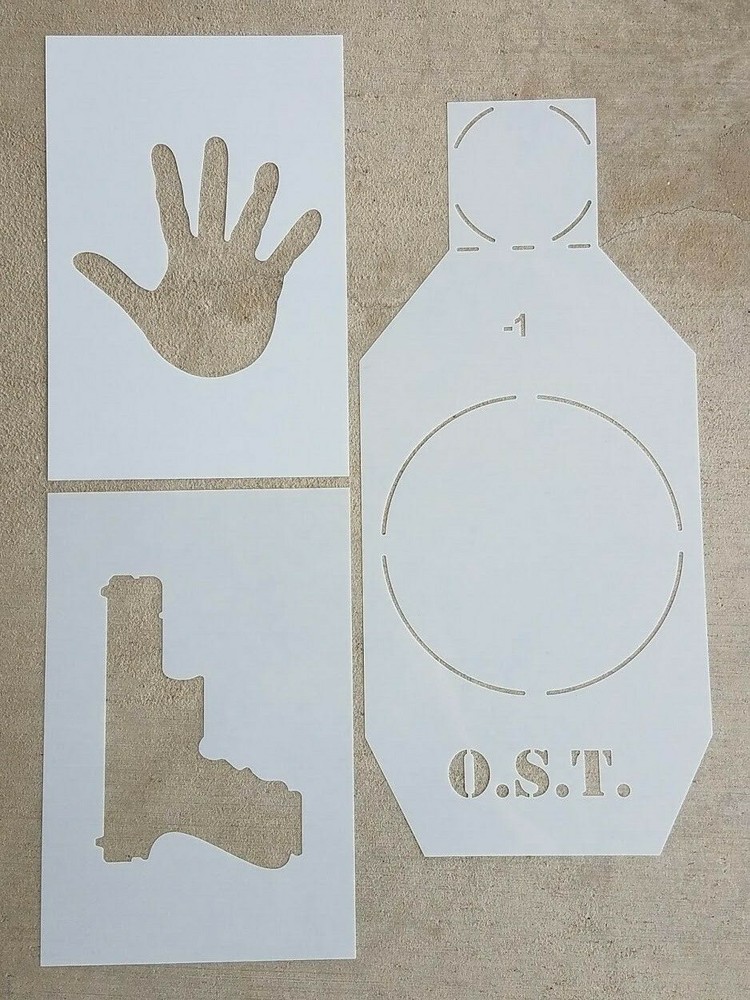 OST Compact Silhouette Kit Target Stencil paper cardboard targets