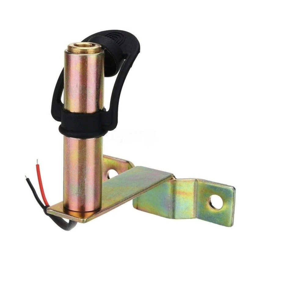 Rotating Flash Amber Beacon + Stem Flexible DIN Pole Mount Tractor Warning Light