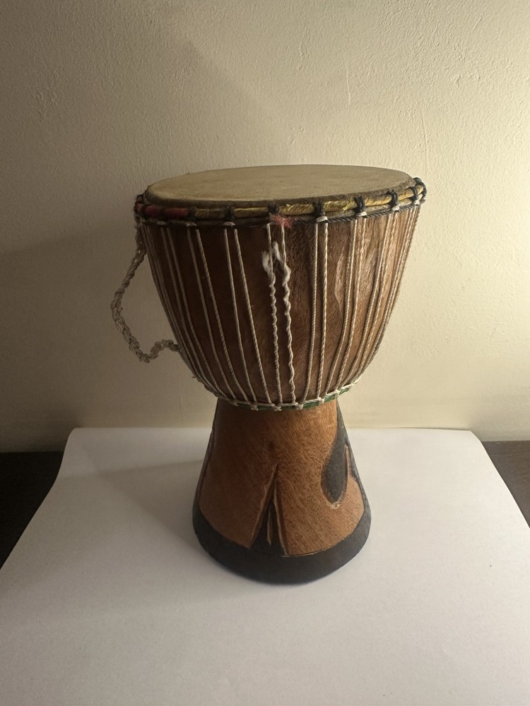 D'Jembe Drum African Drum Hand Made Drum 8” tall