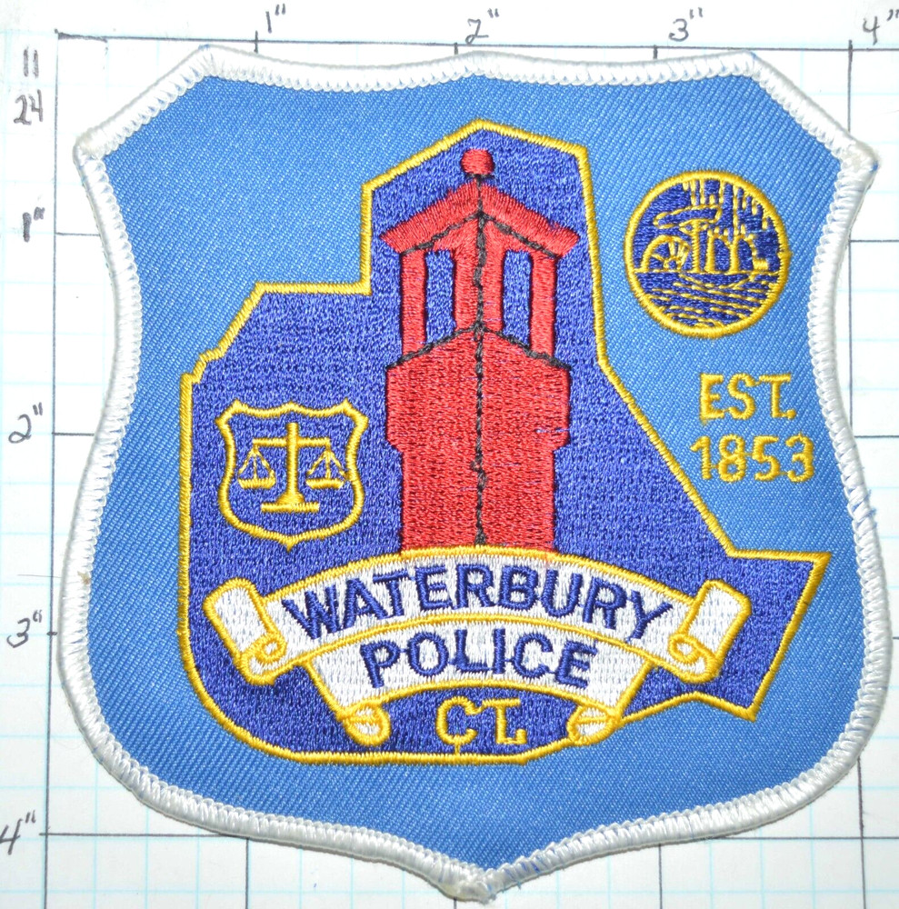 CONNECTICUT, WATERBURY POLICE DEPT PATCH